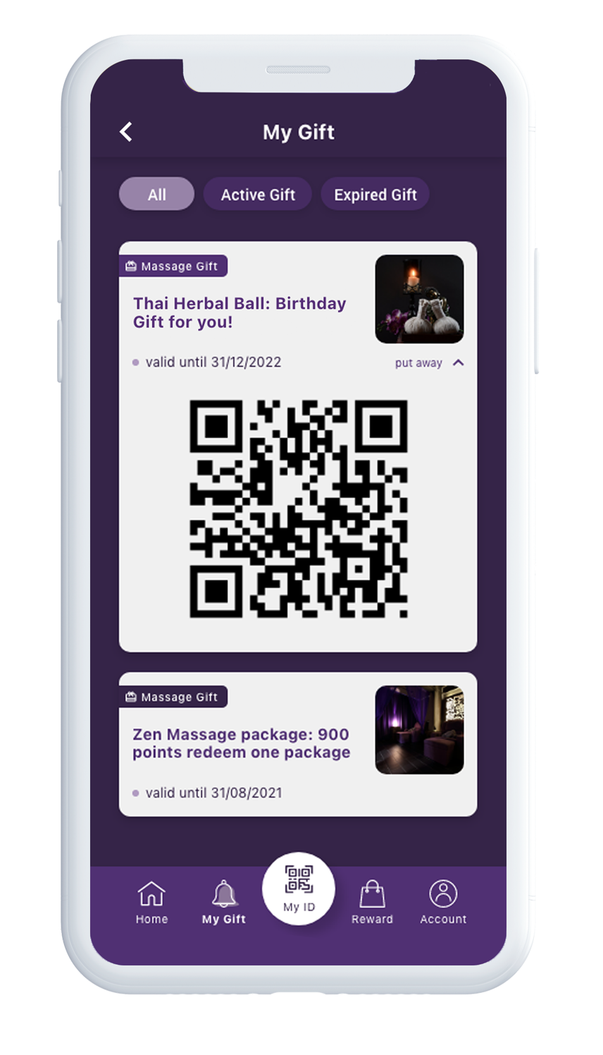 Massage Booking App showcase